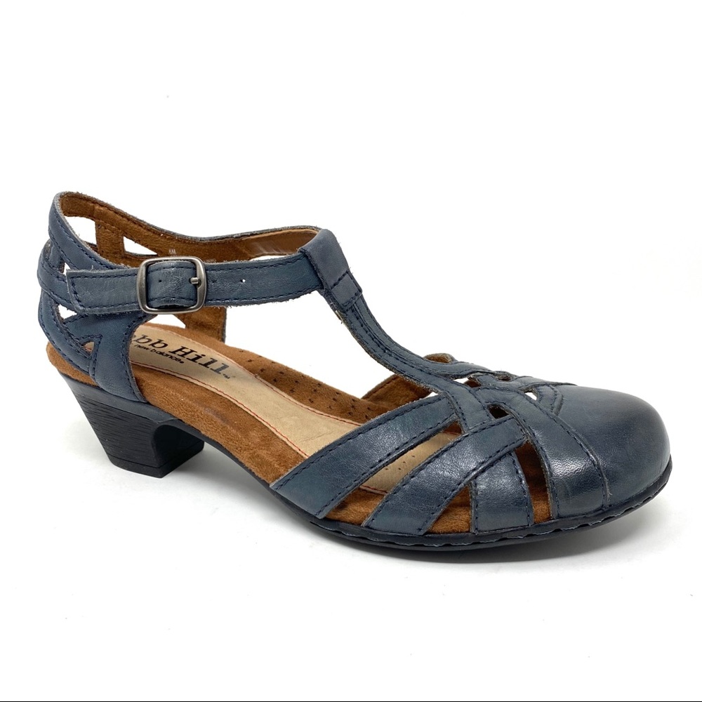 Rockport Cobb Hill Aubrey t-strap sandal navy
